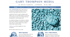 Desktop Screenshot of garythompsonmedia.co.uk